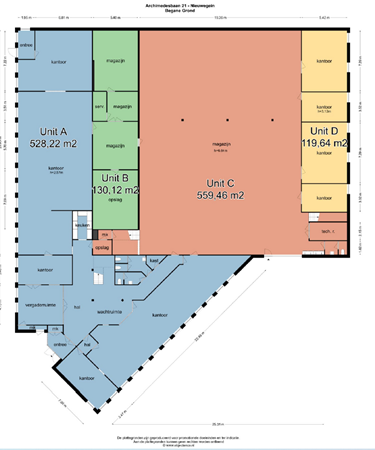 Floorplan - Archimedesbaan 21, 3439 ME Nieuwegein